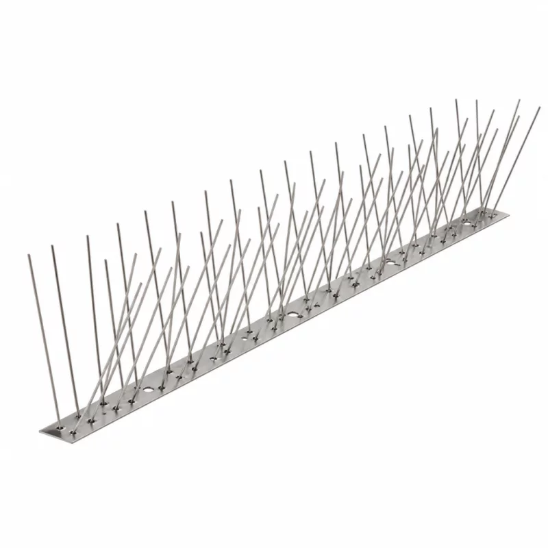 banda-antipasari-cu-suport-din-inox-100cm-80-tepi-1213__w800_h800_c КОМПЛЕКТ 10 БР. – Лента против птици с неръждаема стойка, 100 см, 80 шипа - Image 1