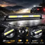 COB LED светлинна лента 20 инча 54W – Spot Slim Off-Road - Image 2