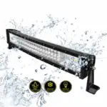 Извита LED светлинна греда – три реда LED, 22 инча, 270W - Image 4