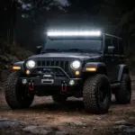 Извита LED светлинна греда – три реда LED, 42 инча, 540W - Image 4