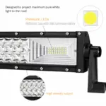 Извита LED светлинна лента – три реда LED, 50 инча, 648 W - Image 4
