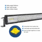Прав LED бар – три реда LED, дизайн в стил Hummer, 50 инча, 648 W - Image 2