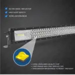 Права LED лента – три реда светодиоди, дизайн в стил Hummer, 52 инча, 675 W - Image 2