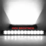 Тънка LED светлинна греда 6D 33 инча 252W – Двойни лещи, тънък профил - Image 2