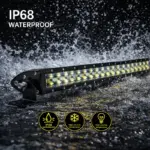 Тънка LED светлинна греда 6D 38 инча 288W – Двойни лещи, тънък профил - Image 3