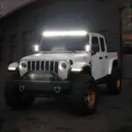 Тънка LED светлинна греда 6D – единична оптична леща, 50 инча 144W Off-Road - Image 3