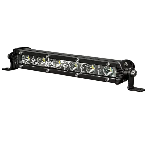 LED Slim 6D светлинна лента – уникална оптична леща, 7 инча, Off-Road, 18W