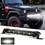 LED Slim 6D светлинна лента – уникална оптична леща, 7 инча, Off-Road, 18W - Image 4