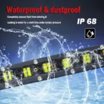 LED Slim 6D светлинна лента – уникална оптична леща, 7 инча, Off-Road, 18W - Image 6