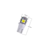 LED крушка P.Tip 23-OFF ROAD: 5050 5 SMD/12V/3W/500LM/IP65 Водоустойчива