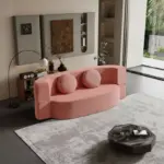 Диван Bella Curve – 2 места, висококачествена пяна, компресиран, без необходимост от монтаж - Image 3