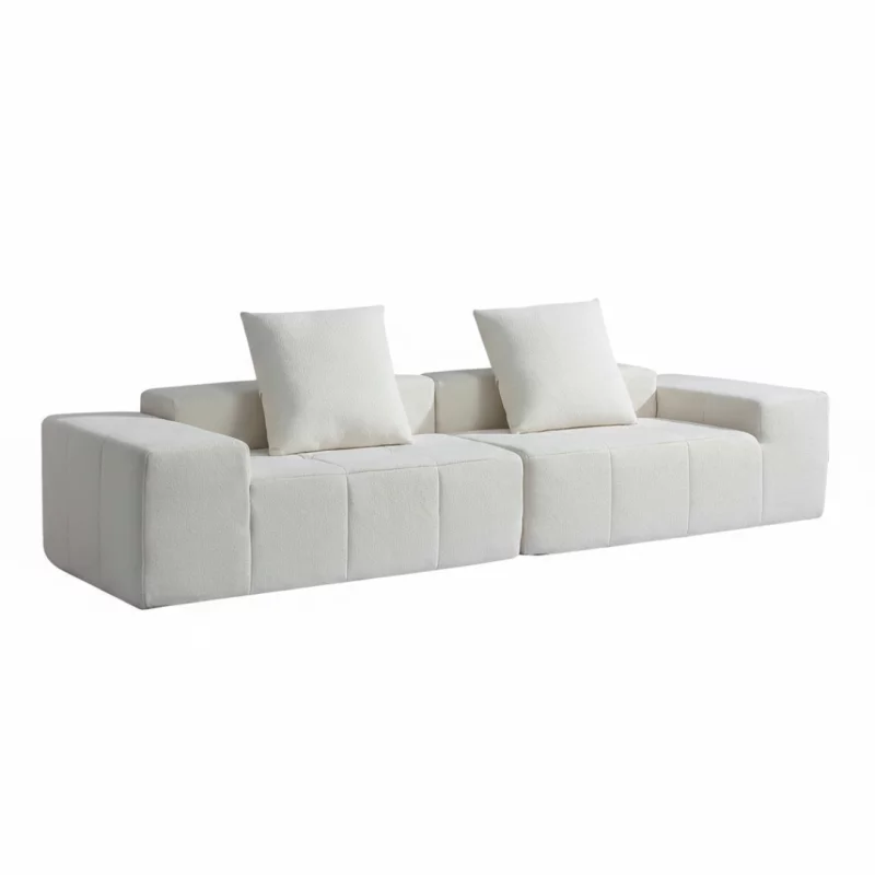 canapea-3-locuri-cu-compresie-material-textil-crem-8825__w800_h800_c Диван Oslo – 3 места, висококачествена пяна, компресиран, без необходимост от монтаж - Image 1