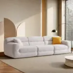Диван Nova Comfort – 3 места, висококачествена пяна, компресиран, без необходимост от монтаж - Image 4