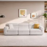 Диван Nova Comfort – 3 места, висококачествена пяна, компресиран, без необходимост от монтаж - Image 5