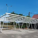 Навес от алуминий за 2 автомобила (Пакетът не включва фотоволтаични панели) - Image 3