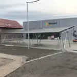 Навес от алуминий за 2 автомобила (Пакетът не включва фотоволтаични панели) - Image 4