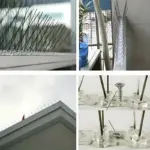 Лента против птици с пластмасова основа, 50 см, 60 шипа - Image 5