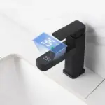 Модерен санитарен смесител с LED дисплей за температура, монтаж на един отвор - Image 5