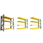 Професионален складов стелаж L5800x600xH2000, 2400 кг.