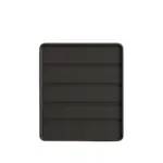 Скрин от MDF и PU кожа – 5 чекмеджета, 55x40x101 см - Тъмносив