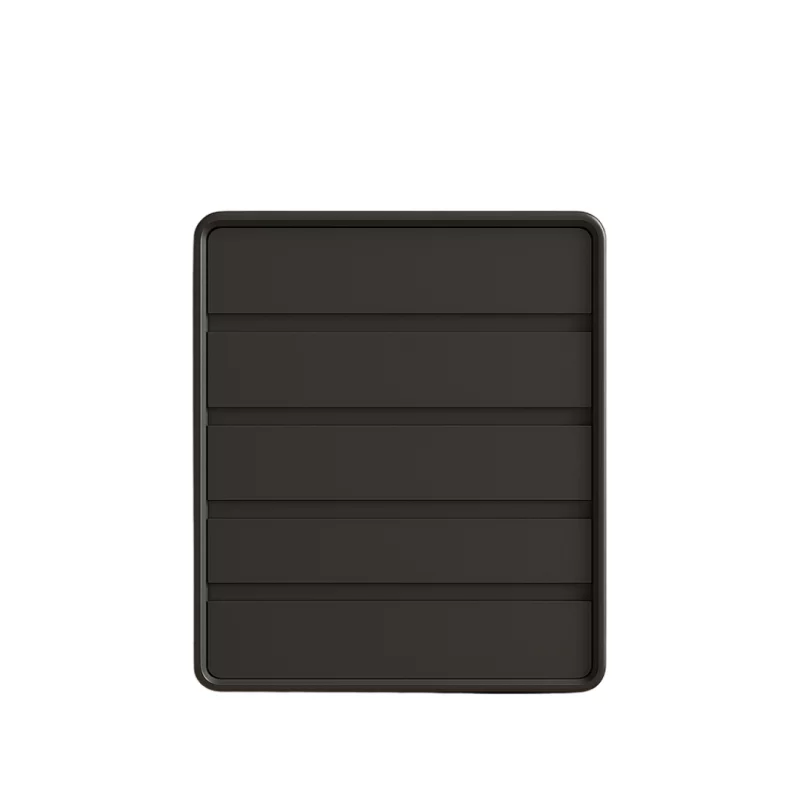 comoda-din-mdf-si-piele-pu-5-sertare-55x40x101-cm-darkgray-7088__w800_h800_c Скрин от MDF и PU кожа – 5 чекмеджета, 55x40x101 см - Тъмносив - Image 1