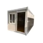 Сгъваем контейнер бял – термопан прозорец 5800 x 2500 x 2450 (Д x Ш x В мм)