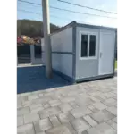 Сгъваем контейнер антрацит сив – термопан прозорец 5800 x 2500 x 2450 (Д x Ш x В мм) - Image 7
