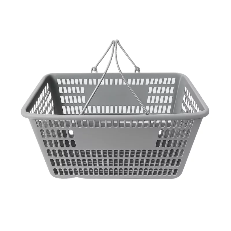 cos-de-cumparaturi-din-plastic-reciclabil-30l-cu-maner-din-inox-3410__w800_h800_c Кошница за пазаруване от рециклируема пластмаса – 30L, с дръжка от неръждаема стомана - Image 1