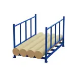 Сгъваема и стифируема метална клетка за индустриално съхранение 1200x1200x1050 мм - Image 10