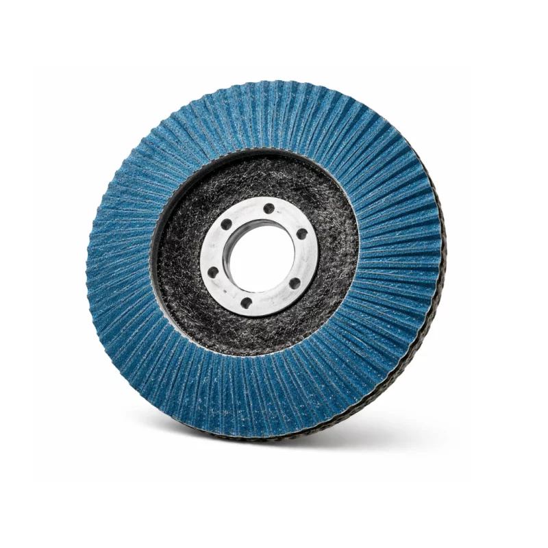 disc-lamelar-alox-calcinat-125mm-x-2223mmt29-9492__w800_h800_c Конусен ламелен диск T29, зърнистост P120, 115x22,23 мм, за шлайфане и полиране на метал - Image 1