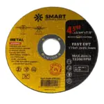 Диск за рязане на неръждаема стомана и метал T41, 115mm x 1.2mm x 22.23mm – плосък диск