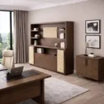 Архивен шкаф SMART HEATER с декоративен долен шкаф – дъб кафяв - Image 4