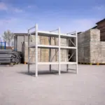 Разширение за професионален складов стелаж L1000 × 600 × H2000 – товароносимост 600 кг – 3 нива - Image 7