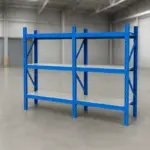 Разширение за професионален складов стелаж L1000 × 600 × H2000, товароносимост 600 кг, 3 нива - Image 4