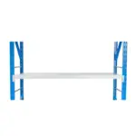 Допълнителен рафт за професионален стелаж 200KG БЯЛ - Image 4