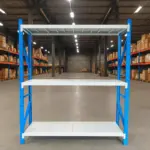 Допълнителен рафт за професионален стелаж 200KG БЯЛ - Image 2