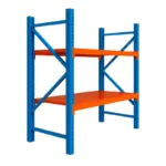 Допълнителен рафт за професионален стелаж 300KG – ОРАНЖЕВ - Image 3