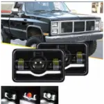 Фар F.TIP 15-OFF ROAD: 7"/45W / 5X7 (инча)/12V-24V/30.000LM/ IP 68 Водоустойчив