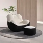 Фотьойл Relax Nest с табуретка – висококачествена пяна, компресиран, без необходимост от монтаж - Image 4