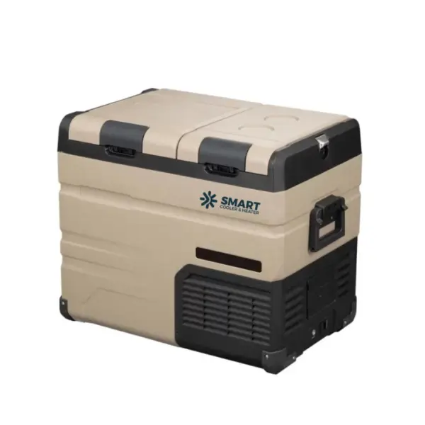 Автомобилен хладилник с компресор SMART COOLER, с Bluetooth и двойна зона за охлаждане, вместимост 45L, Включена Еко такса.