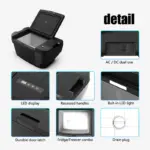 Khladilnik za kola SMART COOLER TSL35, 12/24V – Spetsialno proektiran za Tesla Model Y, kapatsitet 35L, s kompresor, LCD displei - Image 6