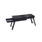 Скара -DS-31, преносима, сгъваема, дървени въглища, общи размери 60 X 22 X 32.5 см, черна - Image 2