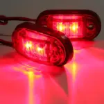 Червени маркиращи светлини P.TIP57ROSU-OFF ROAD: 12V-24V / IP67 Водоустойчиви - Image 6
