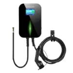 Зарядна станция, 16A, трифазна, с Bluetooth, LCD екран, RCD тип A + DC филтър 6mA