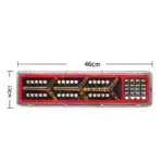 Стоп светлина P.TIP71-OFF ROAD: 46 sm /12V-24V /IP 67 Водоустоичива - Image 2