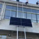 Електрически подемник от стомана, максимална височина 18 м, с подвижна количка и дистанционно управление, за повдигане на товари и фотоволтаични соларни панели - Image 4