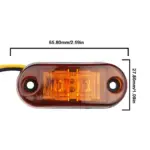 Бели маркиращи светлини P.TIP57ALB-OFF ROAD: 12V-24V / IP67 Водоустойчиви - Image 6
