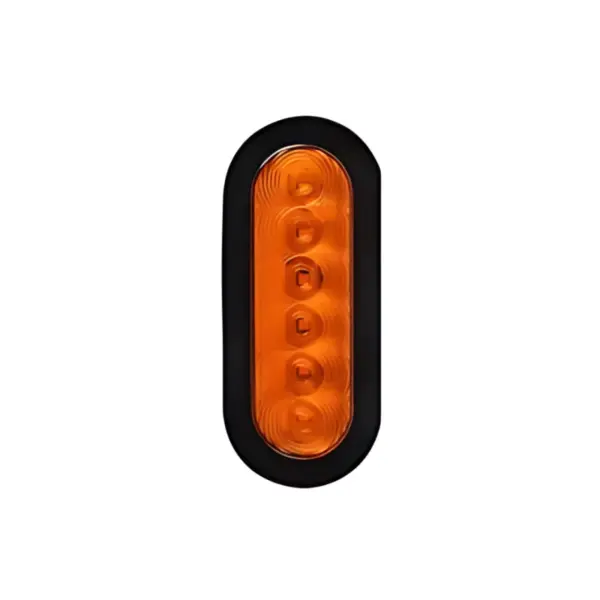Жълти габаритни светлини P.TIP53 YELLOW-OFF ROAD: 6"/ 12V-24V/ IP 67 Водоустойчив