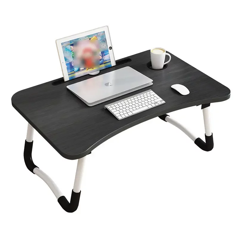 masa-pliabila-pentru-laptop-60x40x28cm-neagra-design-modern-din-mdf-si-metal-9490__w800_h800_c Сгъваема маса за лаптоп, 60x40x28см, черна – Модерен дизайн, изработен от MDF и метал - Image 1