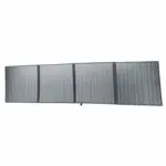 Преносим соларен панел 200W, сгъваем по 4 части, IP65 с директно захранване за автохладилници, гъвкав, за хижи, каравани, палатки, къмпинг